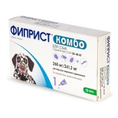 ФИПРИСТ КОМБО капли для собак 20 - 40 кг, 1 пипетка.