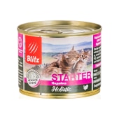 BLITZ STARTER HOLISTIC консервы для котят, беременных и кормящих кошек (ИНДЕЙКА), 200 г.