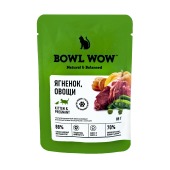 BOWL WOW пауч для котят (ЯГНЕНОК, ОВОЩИ), 85 г