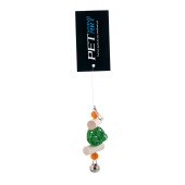 Игрушка для птиц (12 * 2 * 4 см) зеленая, дерево. PetStandArt.