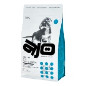 AJO для щенков, беременных и кормящих собак мелких пород (КУРИЦА, ГРЕЧКА), 2 кг.