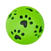 Мяч-пищалка для собак (d=7см), микс. NUNBELL.