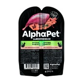 ALPHAPET паштет для стерилизованных кошек (КРОЛИК), 80 г