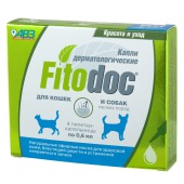 FITODOC для мелких собак и кошек, 4 пипетки.