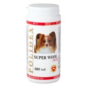 POLIDEX Super Wool для собак, 500 табл.