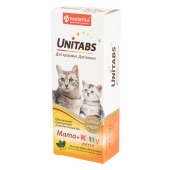 UNITABS Mama+Kitty паста для котят, беременных и кормящих кошек, 120 мл.