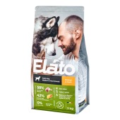ELATO HOLISTIC для взрослых собак средних и крупных пород (КУРИЦА, УТКА), 2 кг.