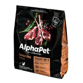 ALPHAPET для взрослых кошек с чувствительным пищеварением (ЯГНЕНОК), 7 кг
