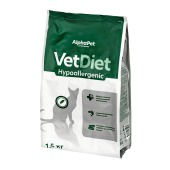 ALPHAPET VET DIET для кошек при пищевой аллергии и непереносимости ингредиентов 1,5 кг