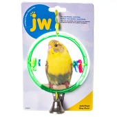 Кольцо с колокольчиком для попугая. JW PET.