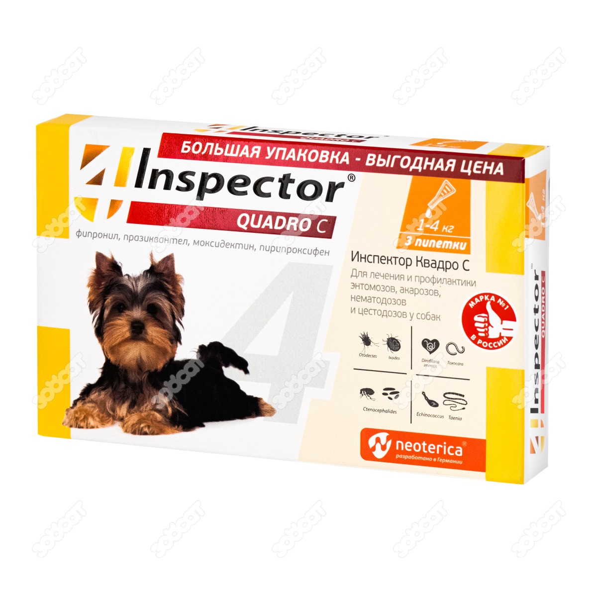 Inspector quadro tabs цены. Инспектор для собак 1-4 кг. Инспектор Квадро для собак. Инспектор табс для собак. Inspector Quadro капли для собак 4 - 10 кг, 1 пипетка..