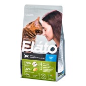 ELATO HOLISTIC для кошек для красивой и блестящей шерсти (РЫБА), 1,5 кг.