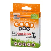 GOOD DOG БИО ошейник антипаразитарный для собак ОРАНЖЕВЫЙ, 65 см