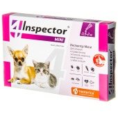 INSPECTOR MINI капли для кошек и собак 0,5 - 2 кг, 1 пипетка