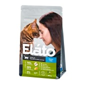 ELATO HOLISTIC для кошек для красивой и блестящей шерсти (РЫБА), 300 г.
