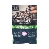 MR. BUFFALO STERILIZED для стерилизованных кошек и кастрированных котов, (ИНДЕЙКА), 0,4 кг.
