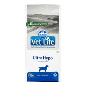 VET LIFE ULTRAHYPO для собак (снижение пищевой непереносимости), 2 кг.