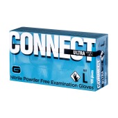 Перчатки нитриловые CONNECT ULTRA черные, размер L, 50 пар