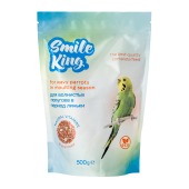 SMILE KING корм для волнистых попугайчиков в период линьки, 500 г.