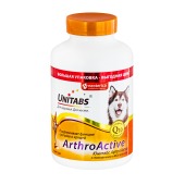 UNITABS ArthroActive c Q10 для суставов и хрящей для собак, 200 табл.