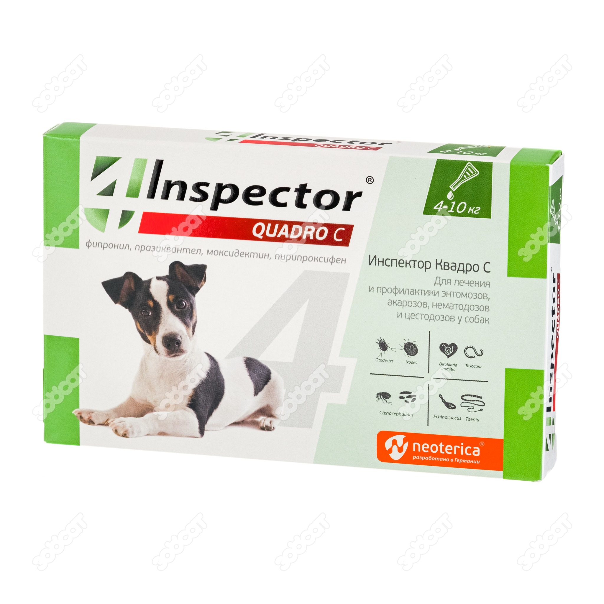 Inspector quadro tabs цены. Inspector Quadro капли для собак 4 - 10 кг, 1 пипетка.. Инспектор капли для собак до 4 кг. Инспектор для собак 25-40 кг 1 пипетка. Инспектор Quadro с капли для собак 25-40 кг.