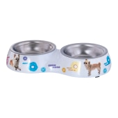 Набор мисок для собак на меламиновой подставке (26 * 13,5 * 4,5 см), 2*100 мл. NUNBELL.