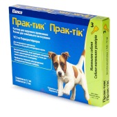 ПРАК-ТИК капли для собак 4,5 - 11 кг, 3 пипетки.