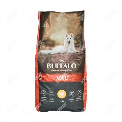 MR. BUFFALO ADULT M/L для взрослых собак всех пород, (КУРИЦА), 14 кг.