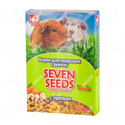 SEVEN SEEDS корм для морских свинок с орехами, 500 г