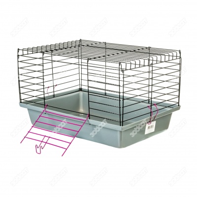Клетка для кроликов и свинок №1 складная (50 * 35 * 30,5 см). ВАКА.