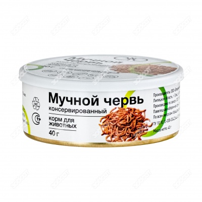 ONTO мучной червь консервированный для животных, 40 г 