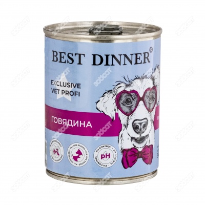 BEST DINNER VET PROFI Urinary консервы для собак (ГОВЯДИНА), 340 г