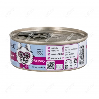 BEST DINNER VET PROFI Urinary консервы для собак (ГОВЯДИНА), 100 г