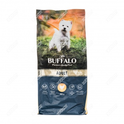 MR. BUFFALO ADULT MINI для собак мелких пород, (КУРИЦА), 0,8 кг.