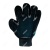 Перчатка массажная для вычесывания шерсти животных (23 * 17 см) голубая. STEFAN.
