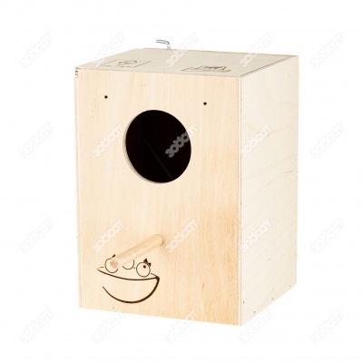 Домик-гнездо NIDO деревянный (13 * 12 * 17 см) SMALL. FERPLAST.