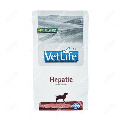VET LIFE HEPATIC для собак (поддержание работы печени), 2 кг.