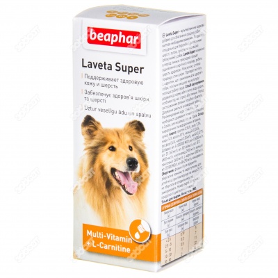 LAVETA SUPER для собак, 50 мл. BEAPHAR.