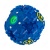 Квакающий мяч для собак большой, жёсткий, 9,5 см, тёмно-синий. СИМА-ЛЭНД.