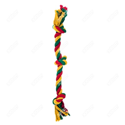 Грейфер цветная веревка (D30/560 мм), 3 узла. СИБИРСКИЙ ПЁС.