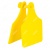 Бирка двойная СКС (61 * 80 мм) жёлтая без номера (под щипцы СКС с иглой), 100 шт.