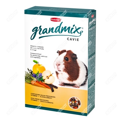 PADOVAN GrandlMix Cavie Корм комплексный для морских свинок с витамином С, 850 г.