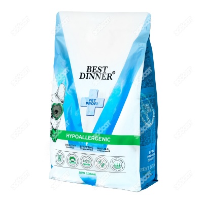 BEST DINNER VET PROFI Hypoallergenic для собак всех пород (СВИНИНА), 2 кг