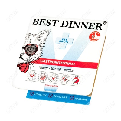 BEST DINNER VET PROFI Gastro Intestinal паштет для кошек (КУРИЦА), 100 г