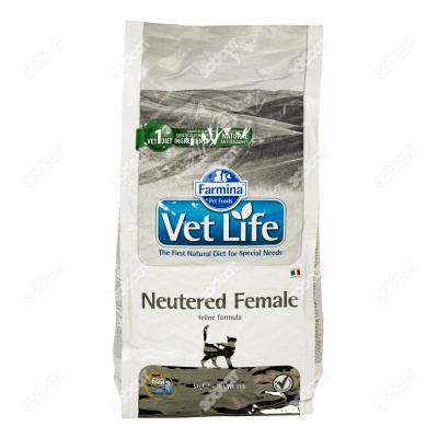 VET LIFE NEUTERED FEMALE для кошек (после стерилизации), 5 кг.