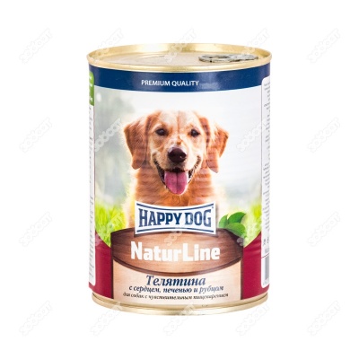 HAPPY DOG консервы для щенков (ЯГНЕНОК, ПЕЧЕНЬ, СЕРДЦЕ, РИС), 970 г