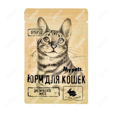 MYPETS пауч для кошек (КРОЛИК), 85 г.