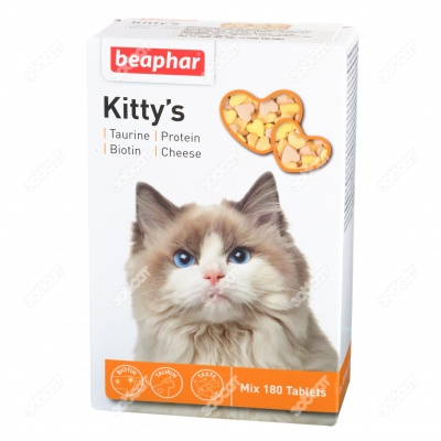KITTY'S MIX для кошек, 180 табл. BEAPHAR.